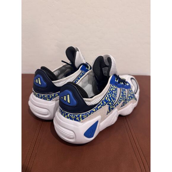 Adidas FYW S-97 Men’s Shoes White Blue Neon FYW Salvation Retro Runner EQT – NWT - Picture 2 of 9